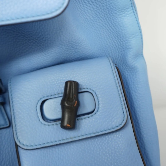 Gucci Leather Bamboo Tassel Backpack - Picture 7 of 9